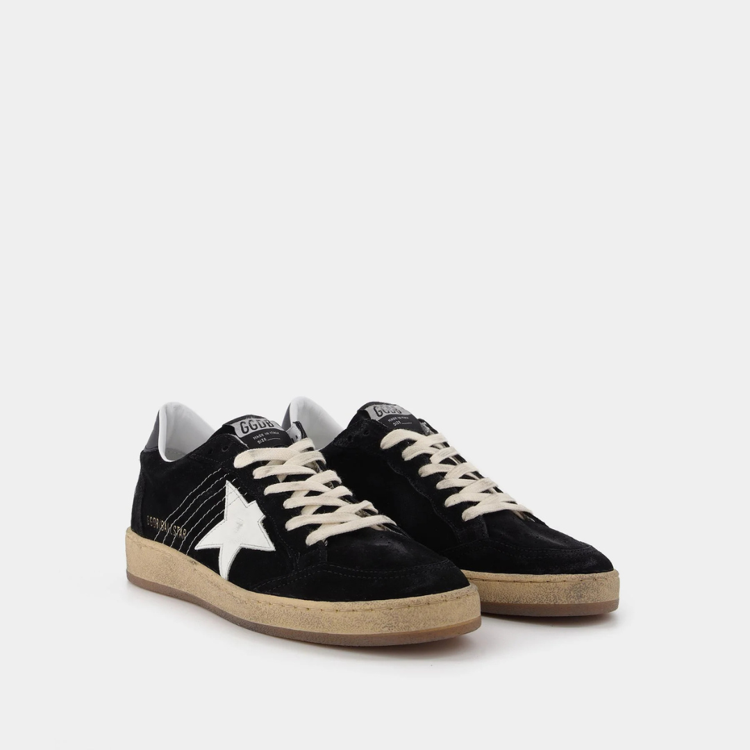 BALL STAR IN BLACK SUEDE