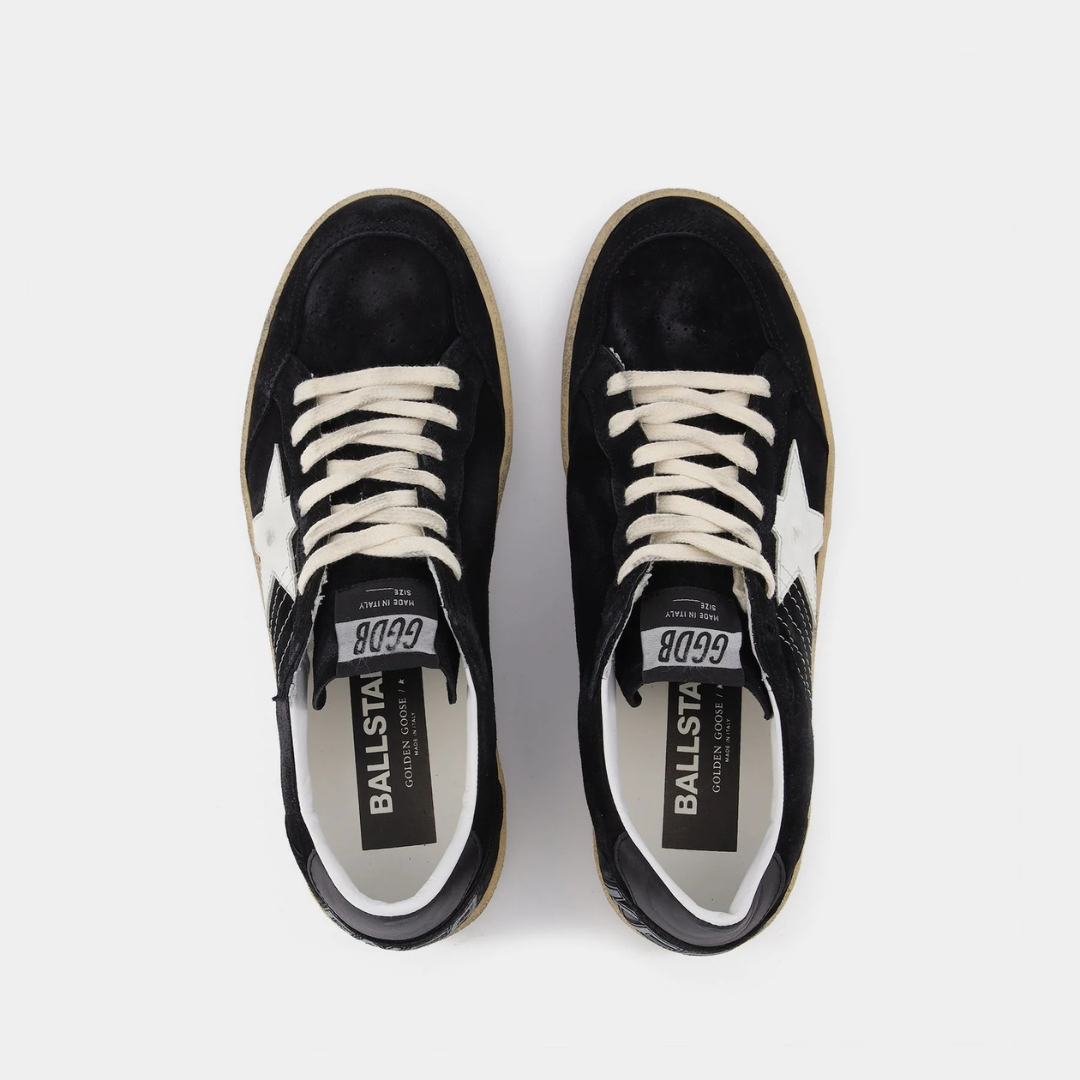 BALL STAR IN BLACK SUEDE