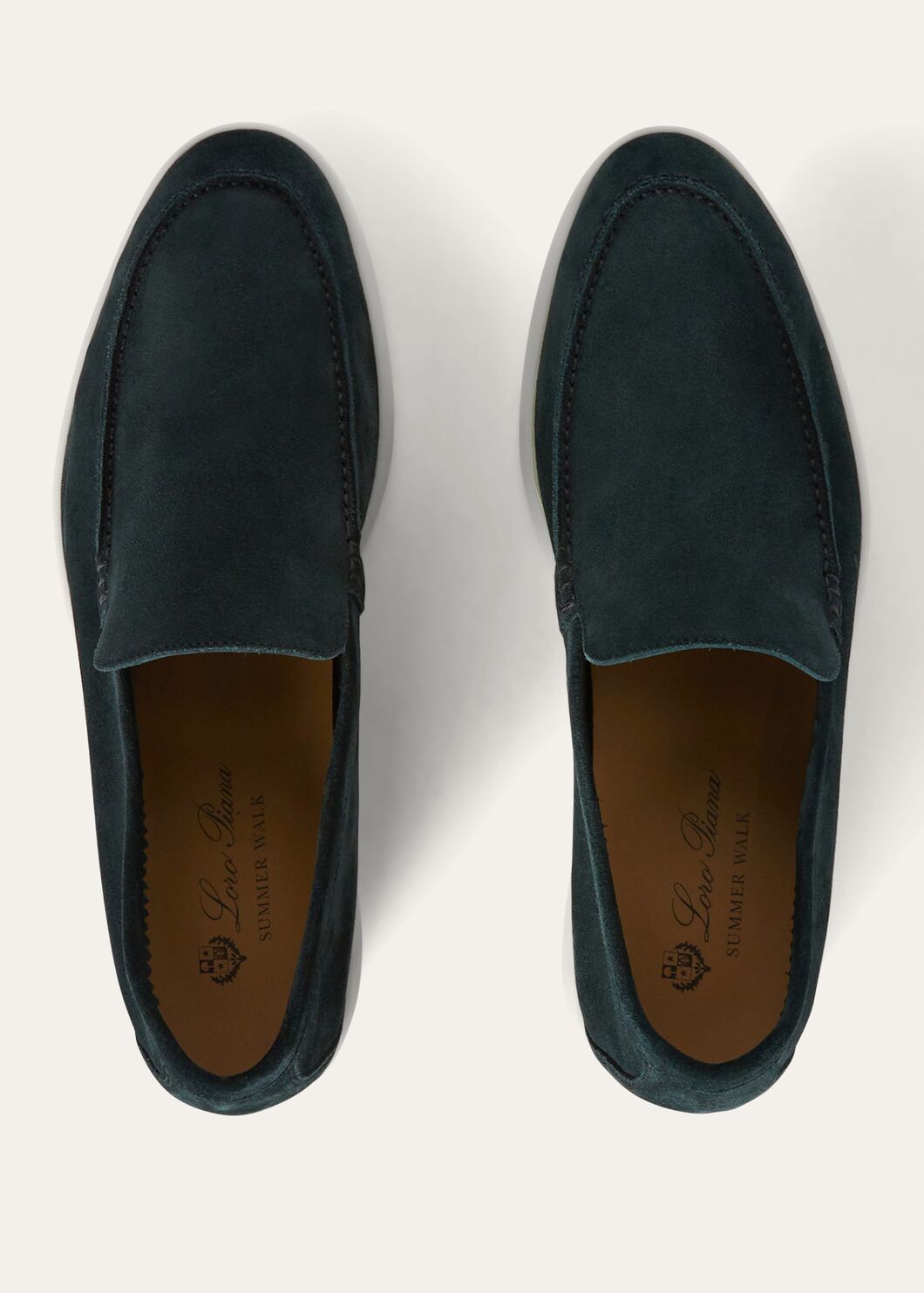 Summer Walk in Dark Green Suede for Men