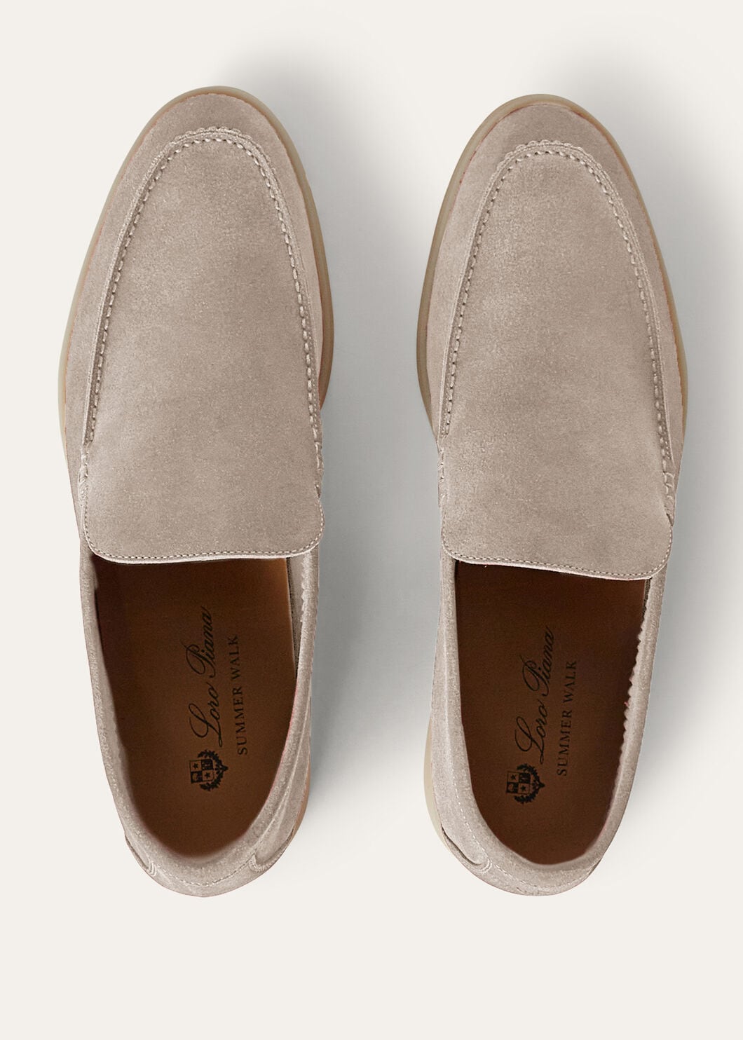 Summer Walk in Beige Suede for Men
