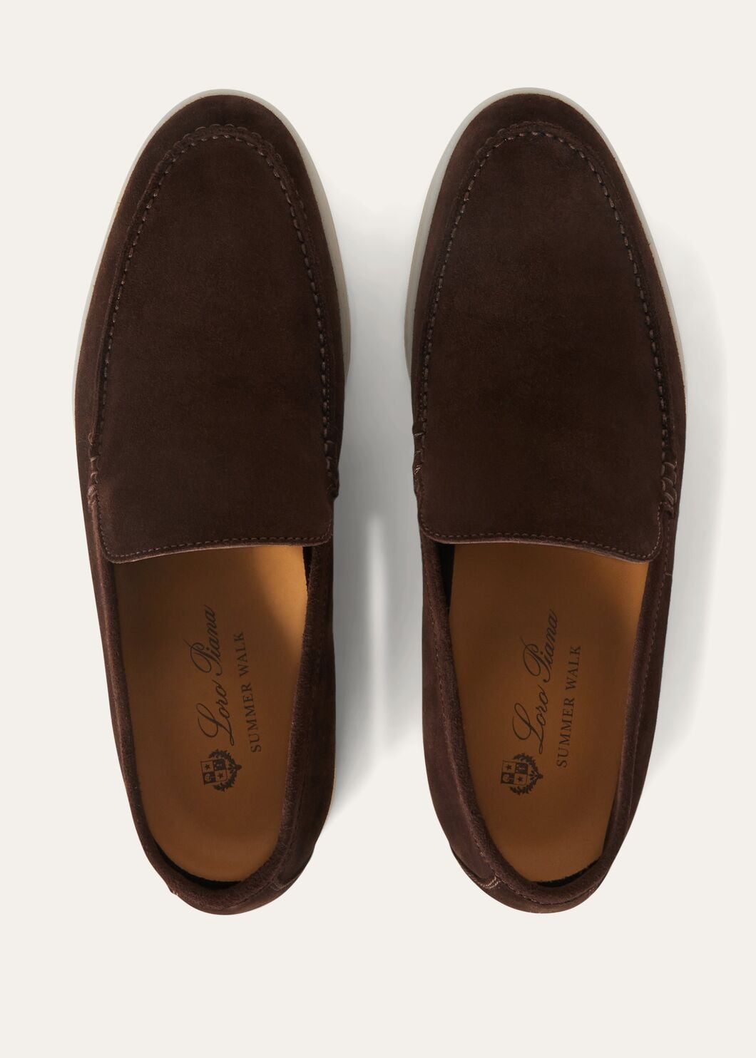 Summer Walk in Chocolate Suede for Men