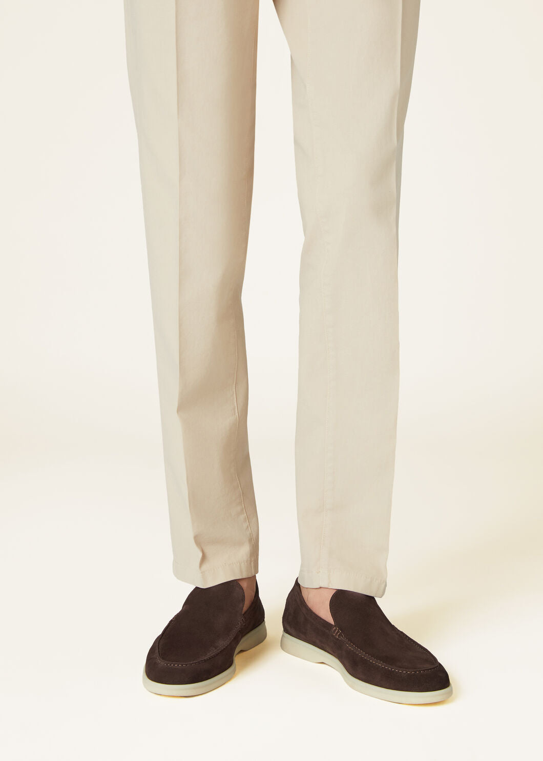 Summer Walk in Chocolate Suede for Men