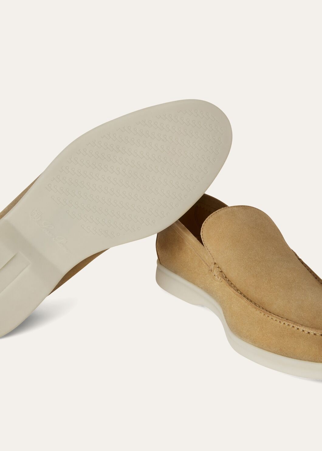 Summer Walk in Khaki Suede for Men