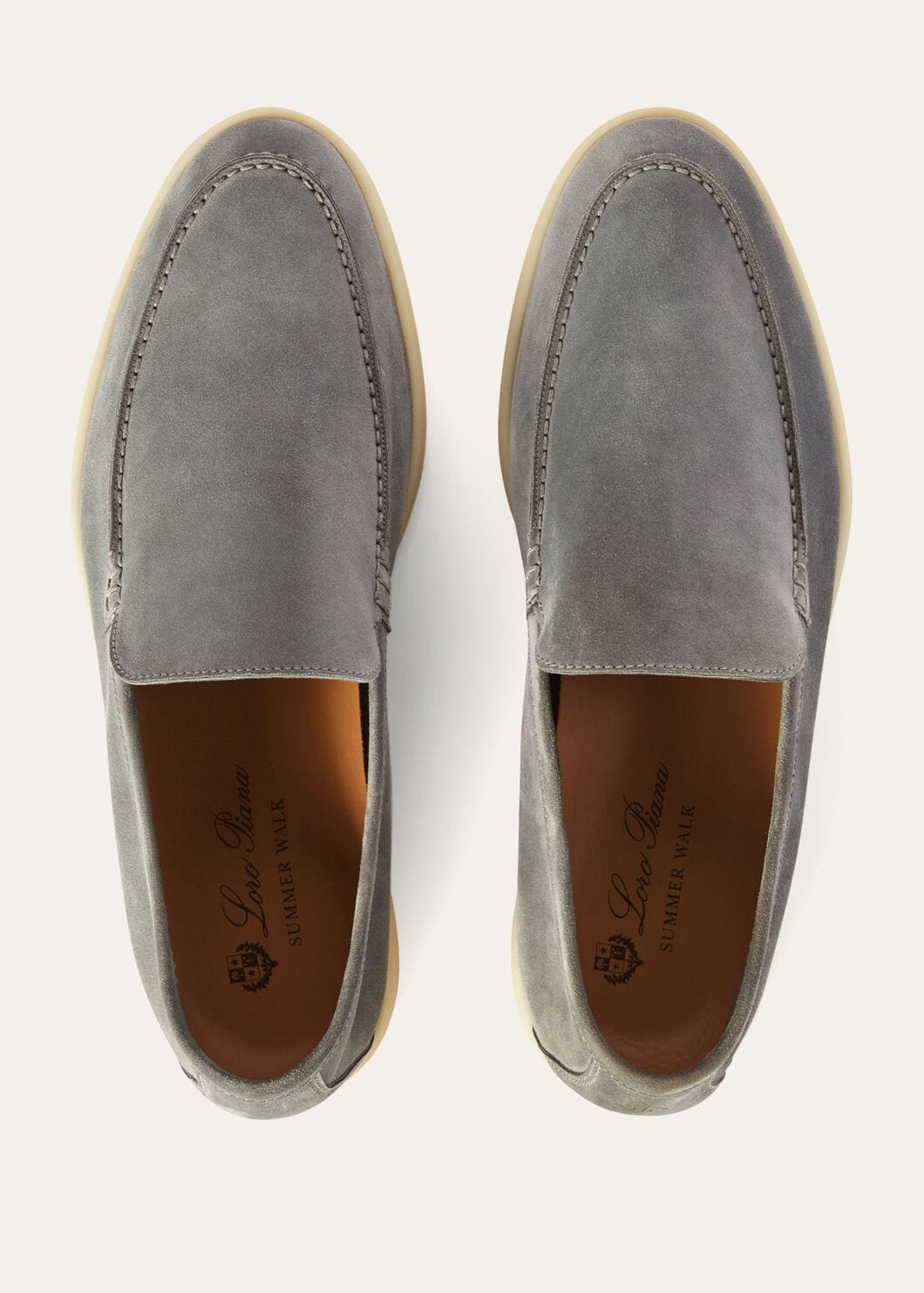 Summer Walk in Grey Suede for Men