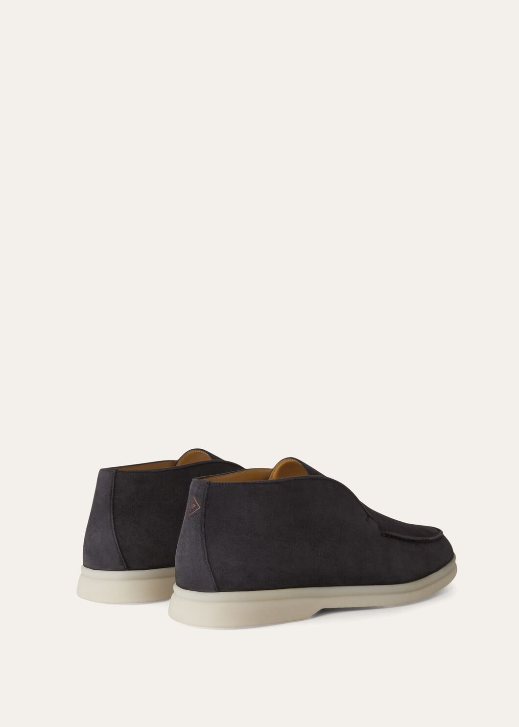 Open Walk Boots in Caviar Suede