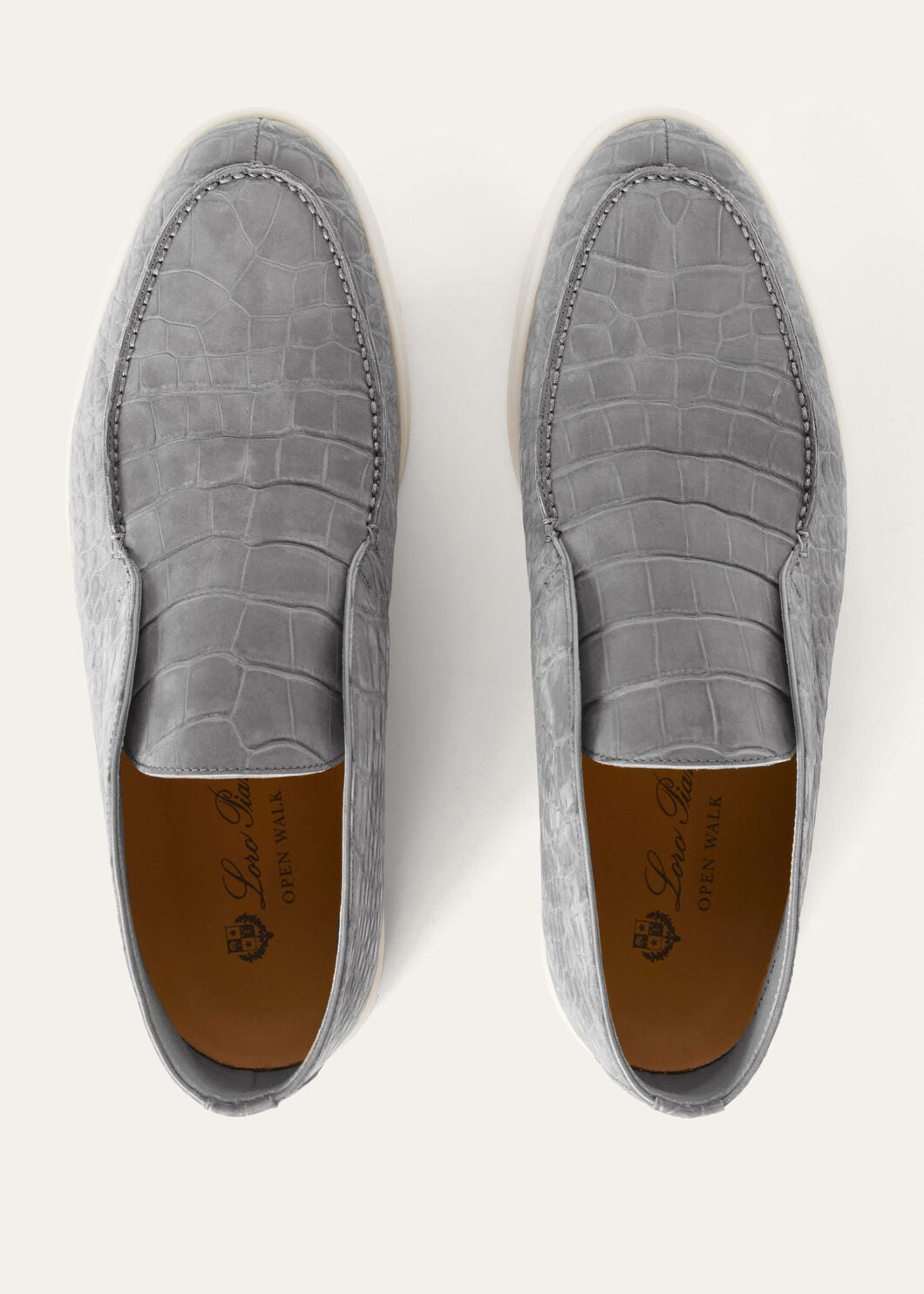 Open Walk Boots in Grey Leather