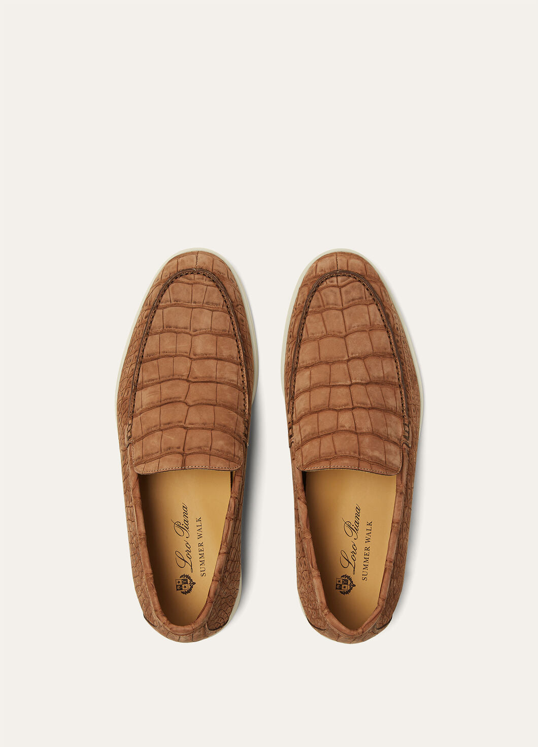Summer Walk in Umber Alligator Leather for Men