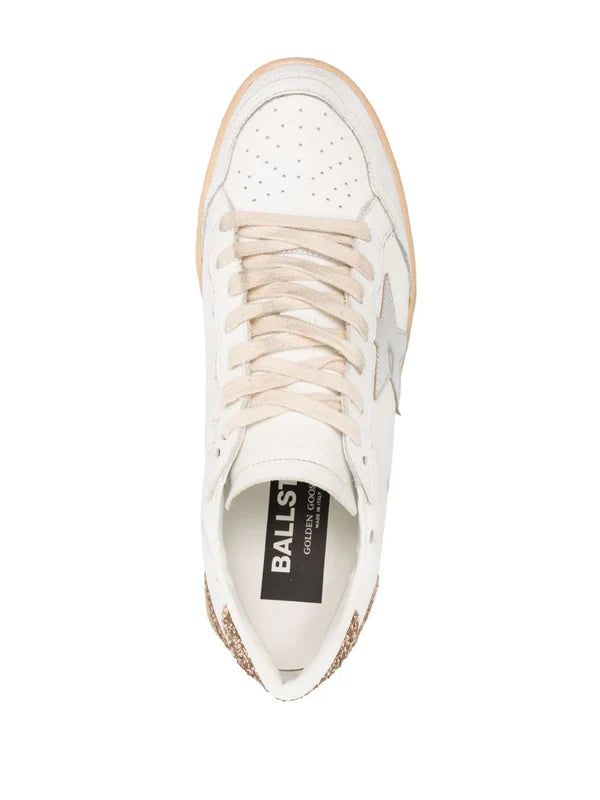 Ball Star Low Sneakers with Glitter