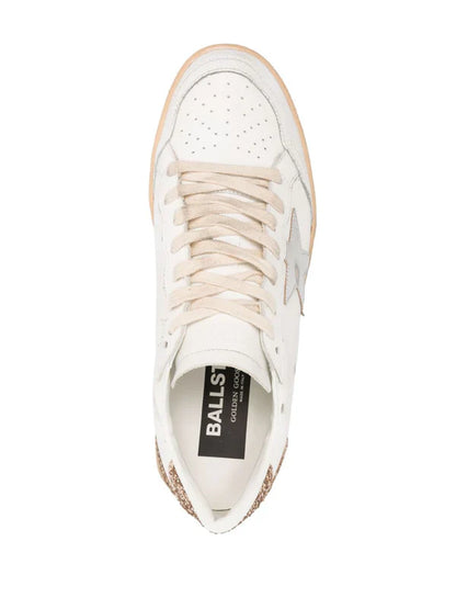Ball Star Low Sneakers with Glitter