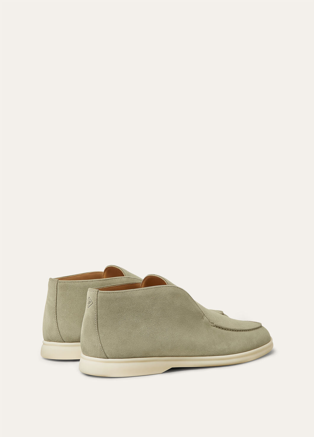 Open Walk Boots in Military Grey Suede