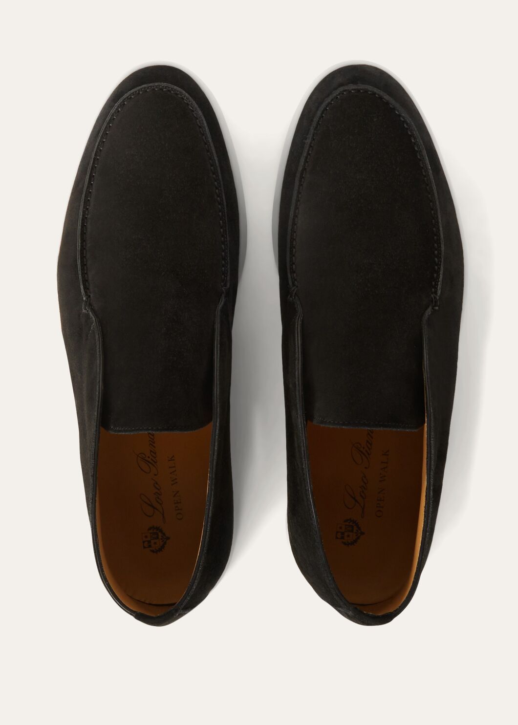 Open Walk Boots in Black Suede