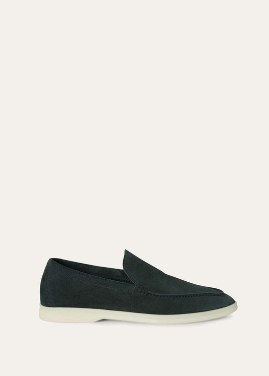 Summer Walk in Dark Green Suede for Men