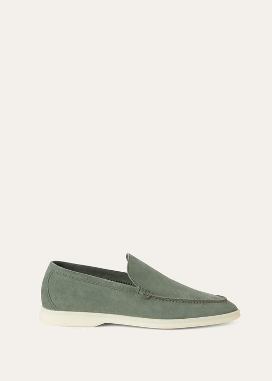 Summer Walk in Jade Green Suede for Men
