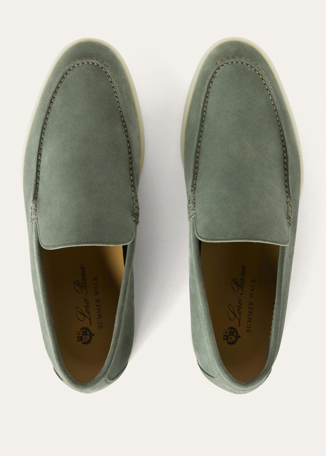 Summer Walk in Jade Green Suede for Men