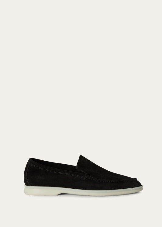 Summer Walk in Black Suede for Men