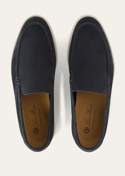 Summer Walk in Blue Suede for Men