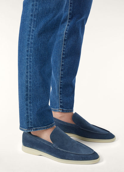 Summer Walk in Black Fig Suede