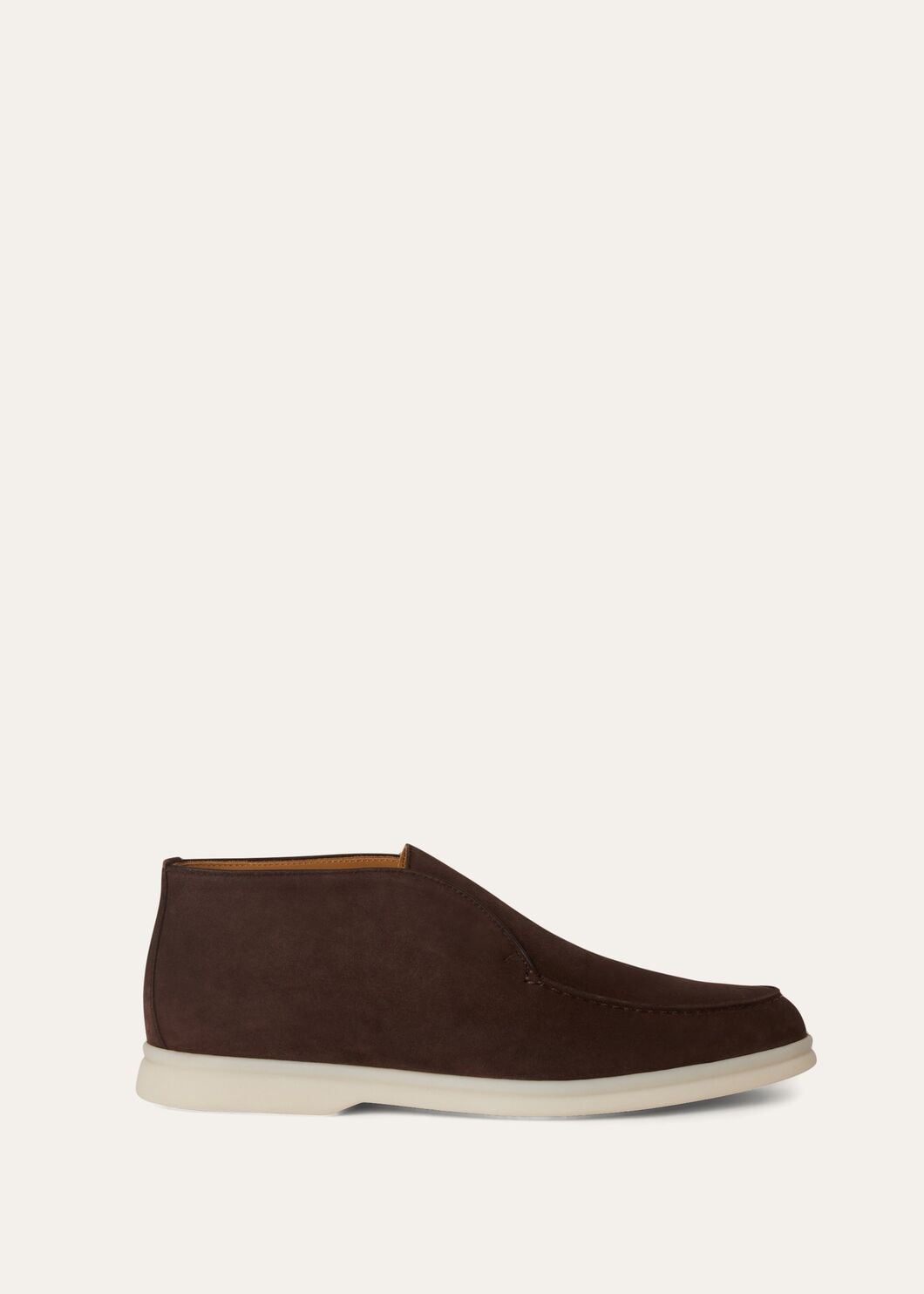 Open Walk Boots in Chocolate Suede