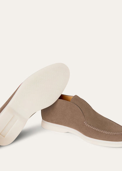 Open Walk Boots in Koala Suede