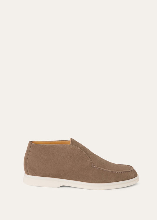 Open Walk Boots in Koala Suede