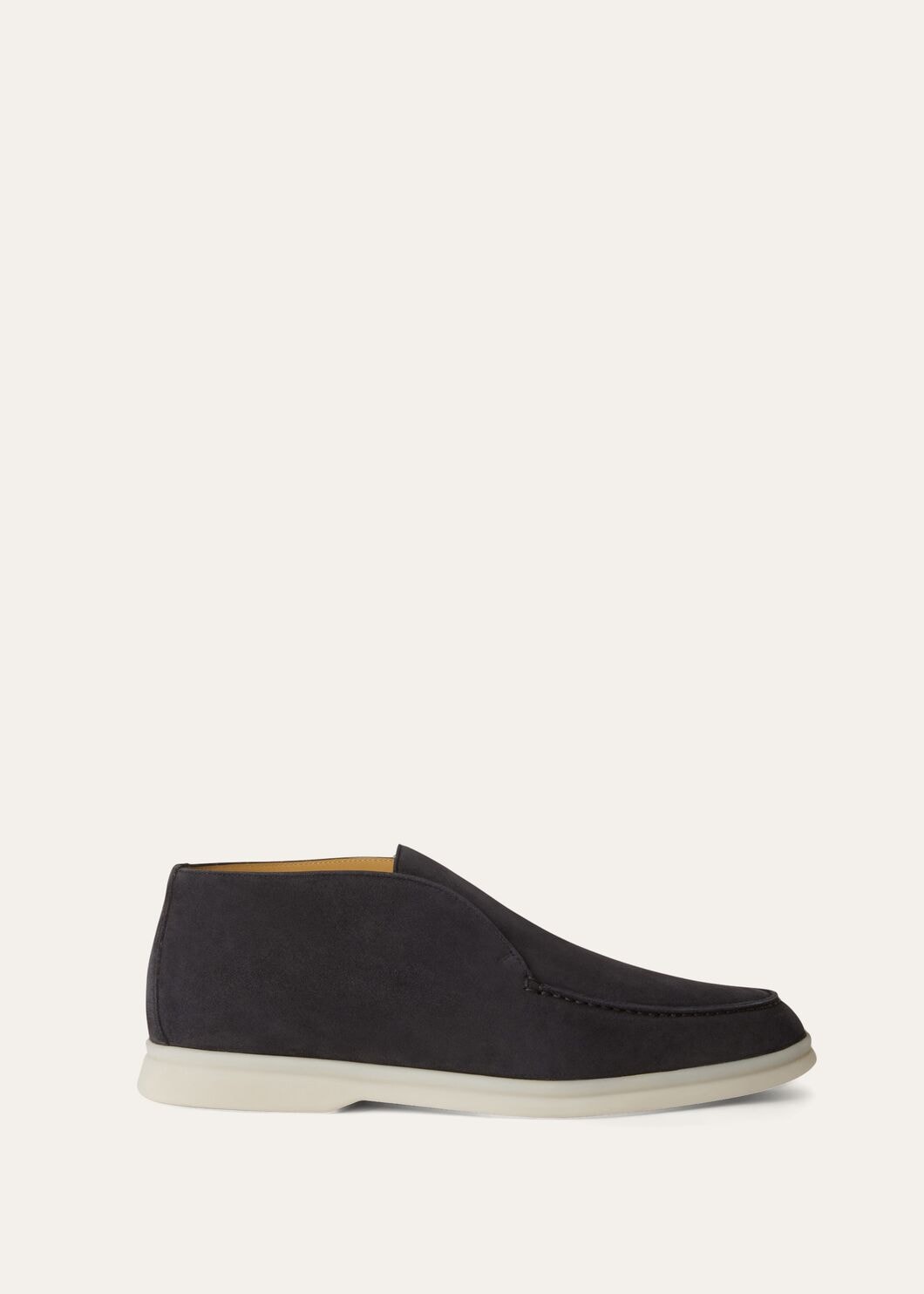 Open Walk Boots in Caviar Suede