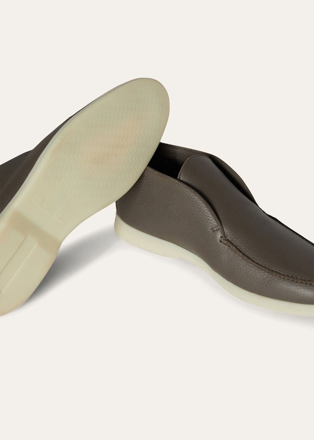 Open Walk Boots in Brown Leather