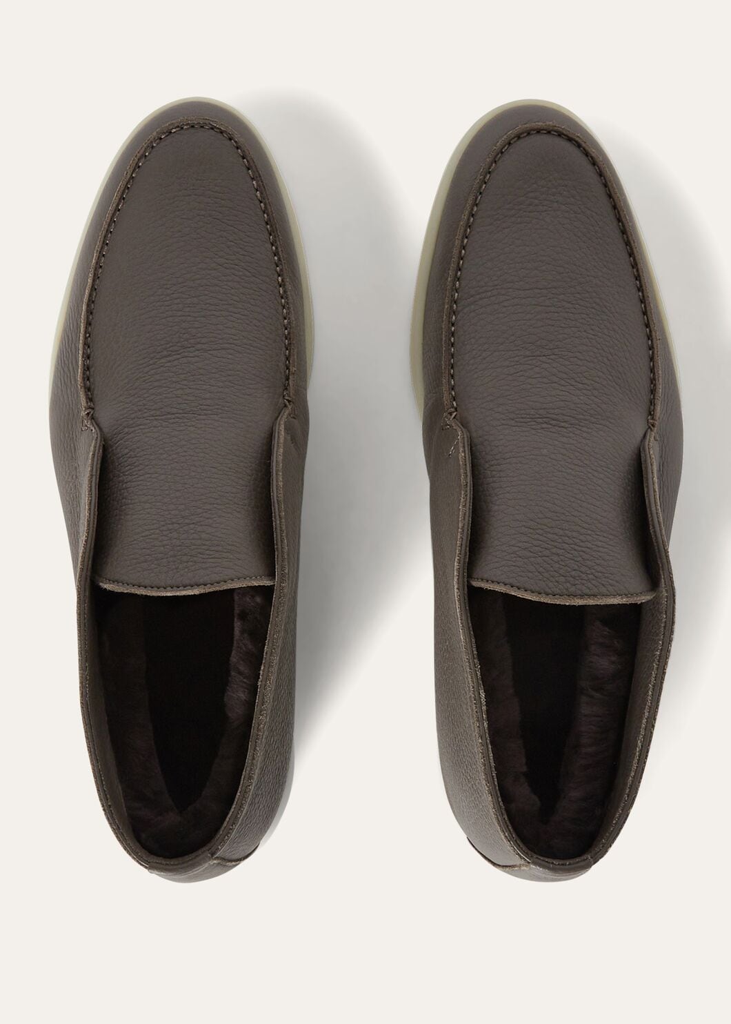 Open Walk Boots in Brown Leather