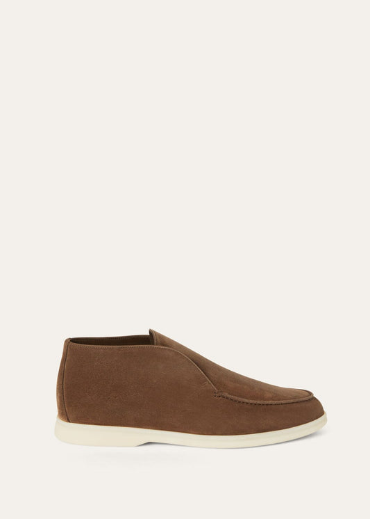 Open Walk Boots in Fir Cone Suede