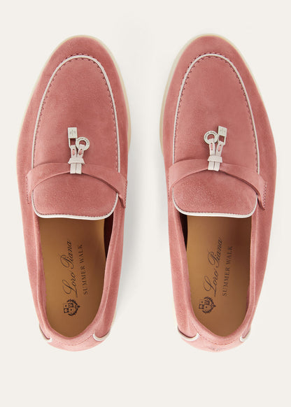 Summer Charms Walk in Red Suede
