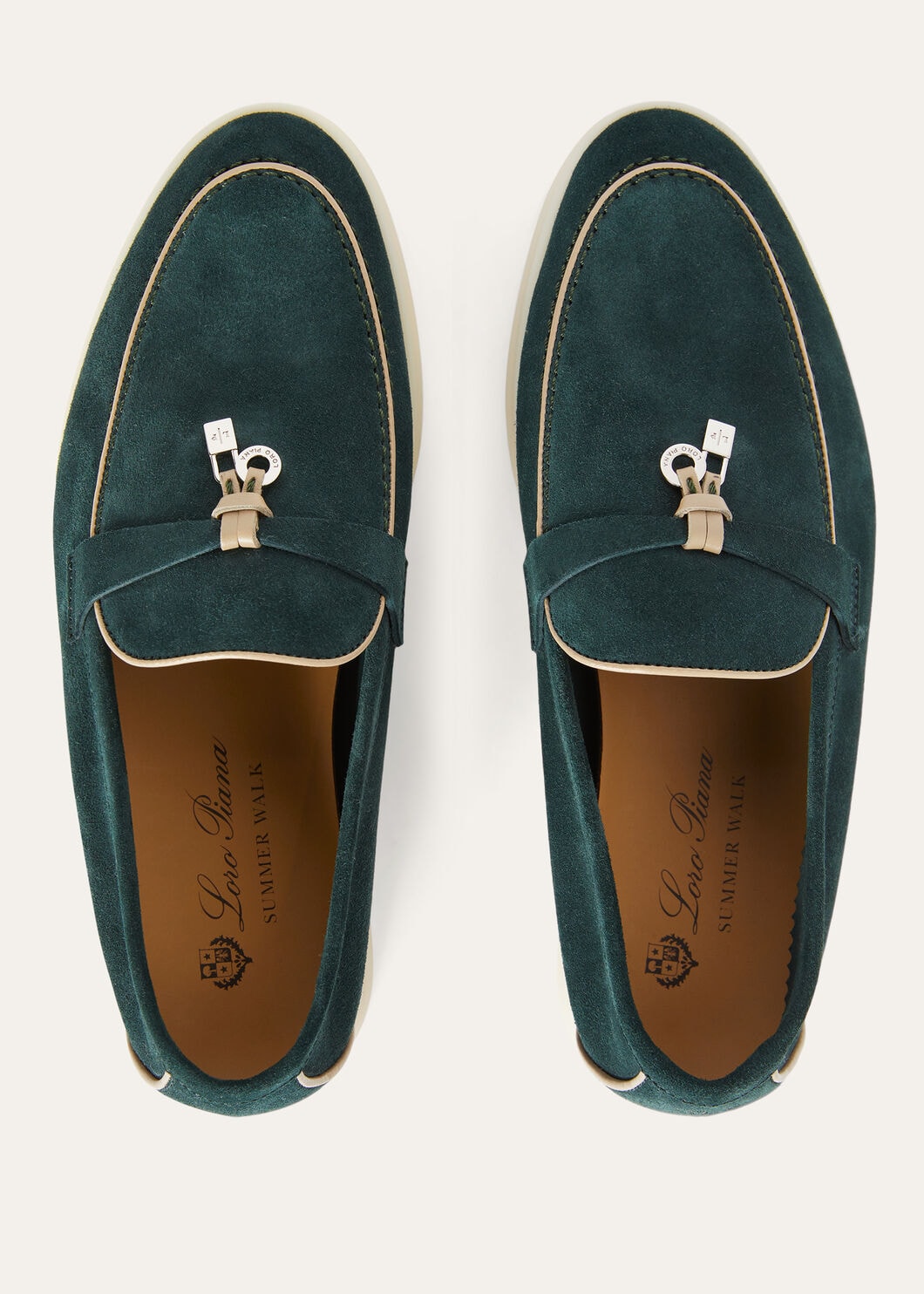 Summer Charms Walk in Emerald Black Suede