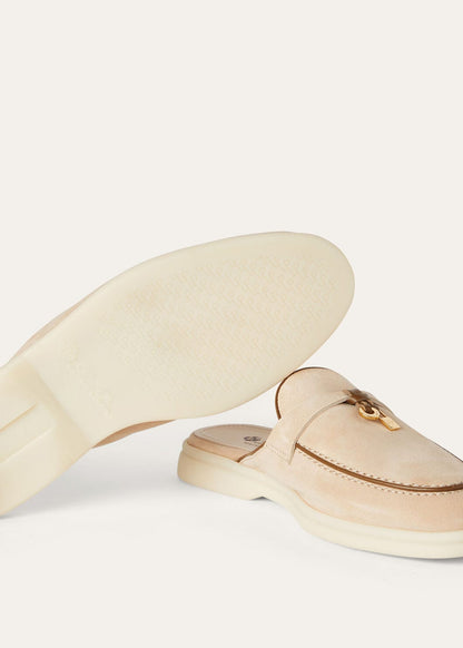 Babouche Charms Walk  in Camel Suede