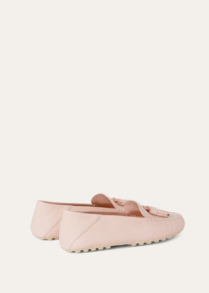 Dot Sole Walk in Plum Leather for Women