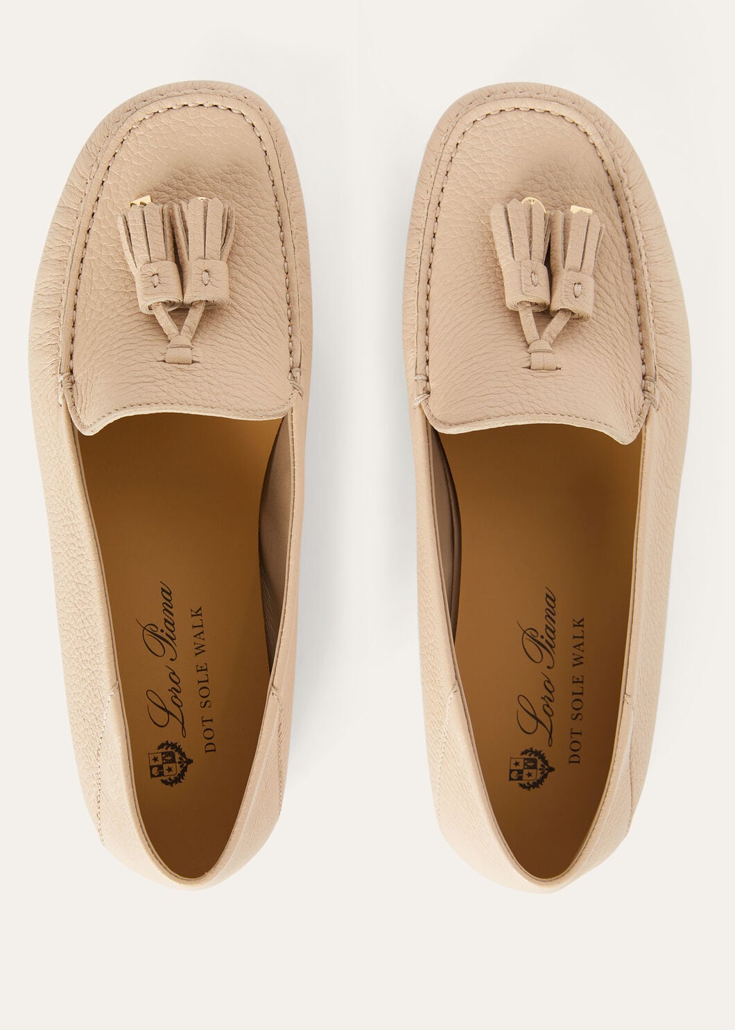 Dot Sole Walk in Camel Leather for Women