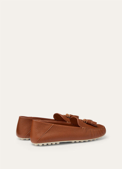 Dot Sole Walk in Brown Leather for Women