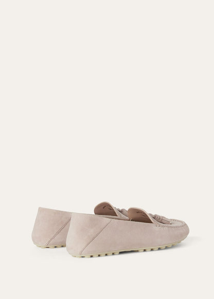 Dot Sole Walk in Pink Suede for Women