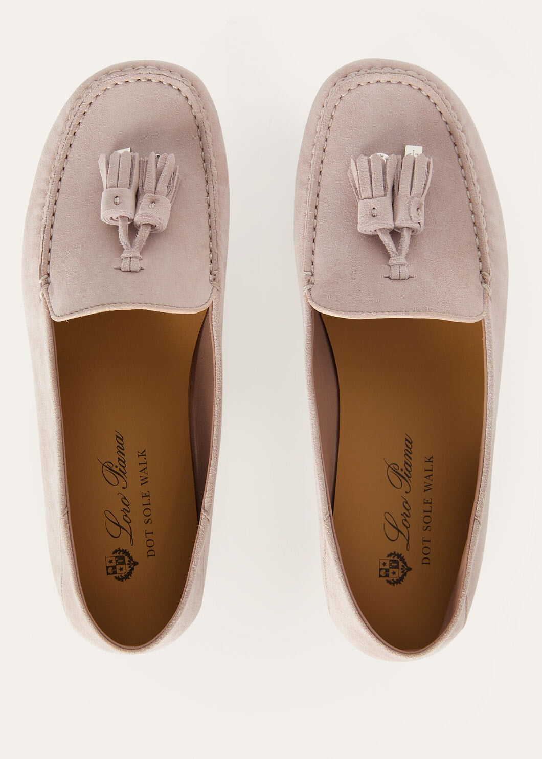 Dot Sole Walk in Pink Suede for Women