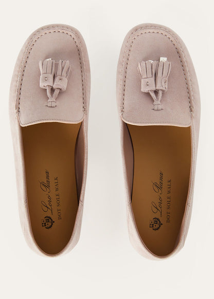 Dot Sole Walk in Pink Suede for Women