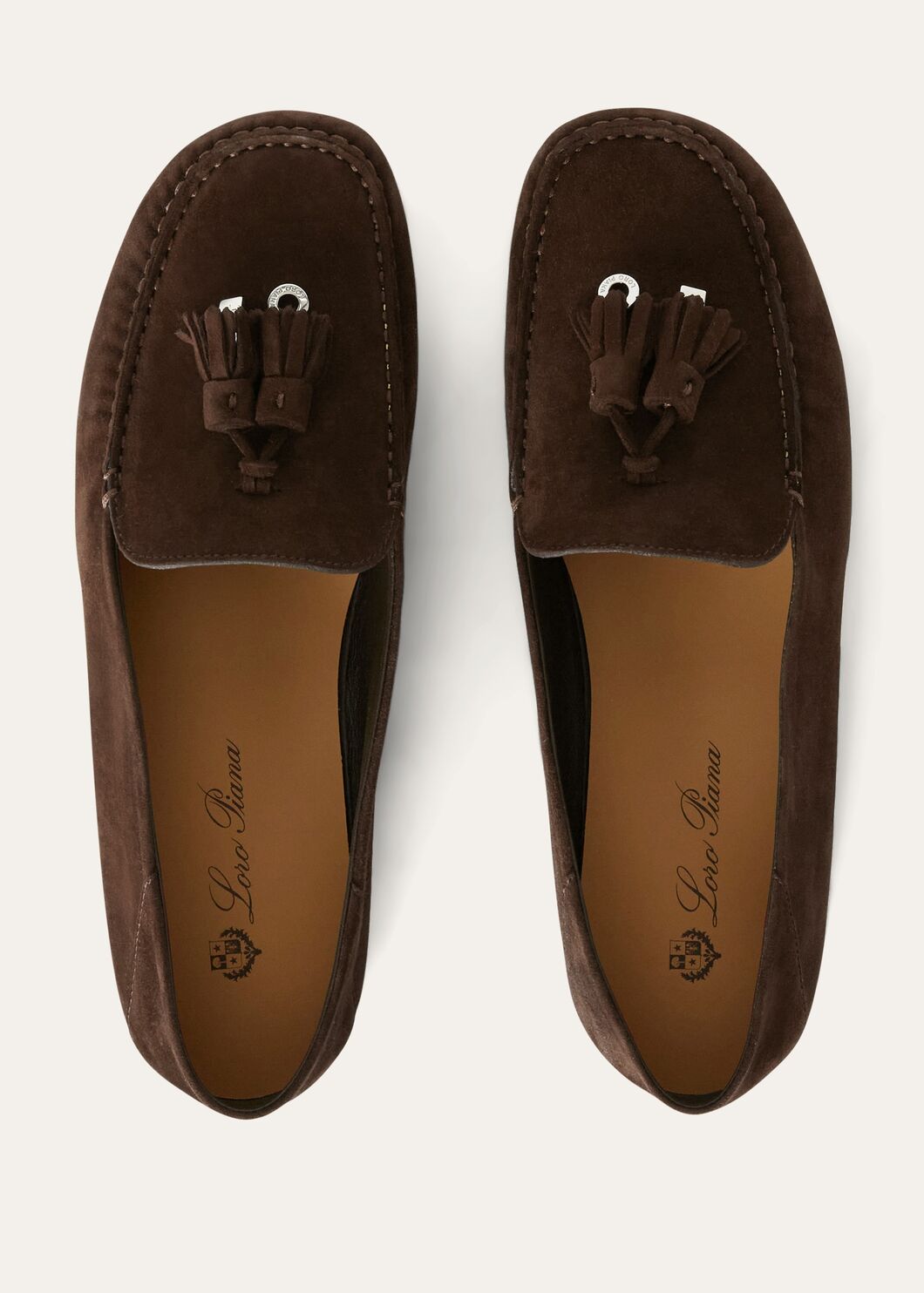 Dot Sole Walk in Chocolate Suede for Women