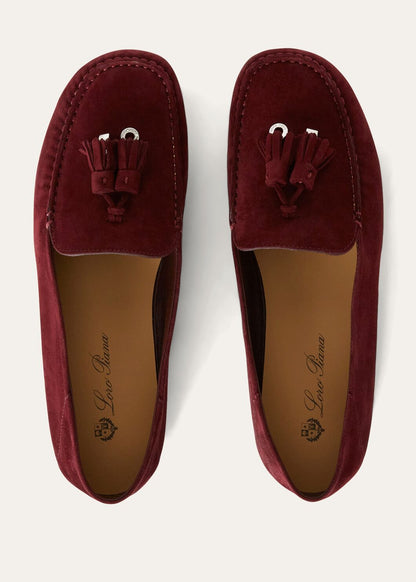 Dot Sole Walk in Bordeaux Suede for Women