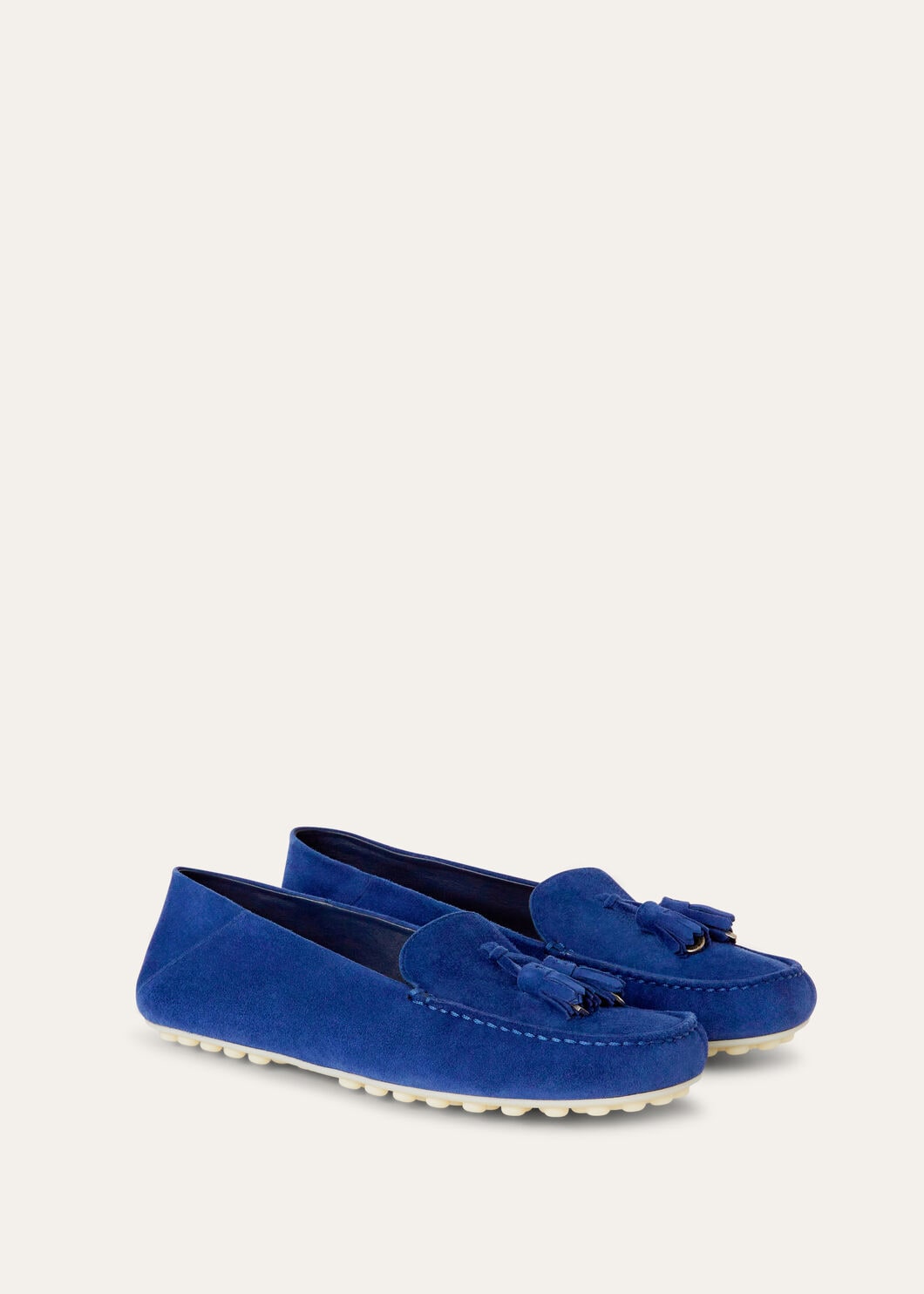 Dot Sole Walk in Blue Suede for Women