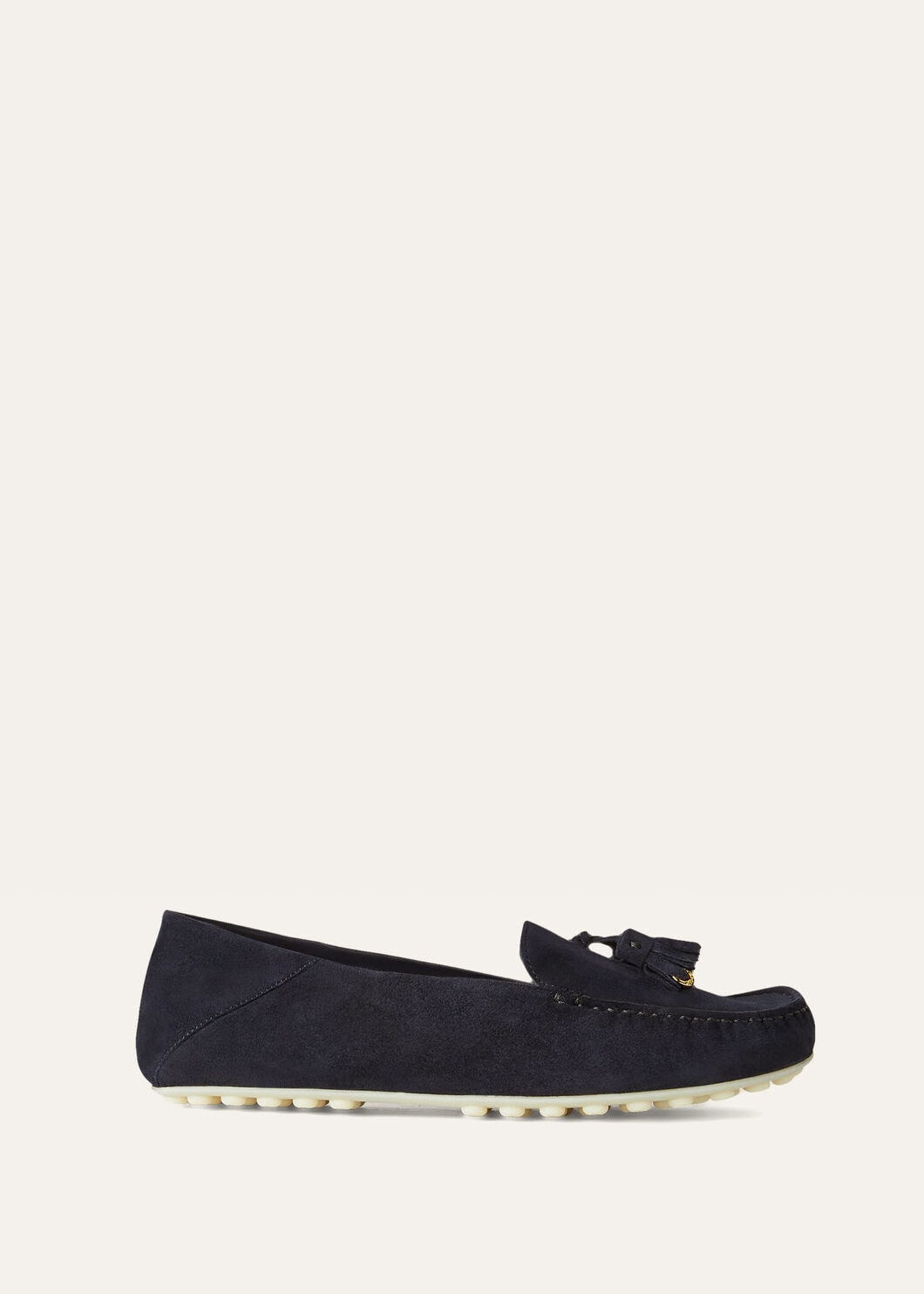 Dot Sole Walk in Navy Blue Suede for Women