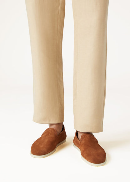 Venice Walk in Brown Calf Suede for Men