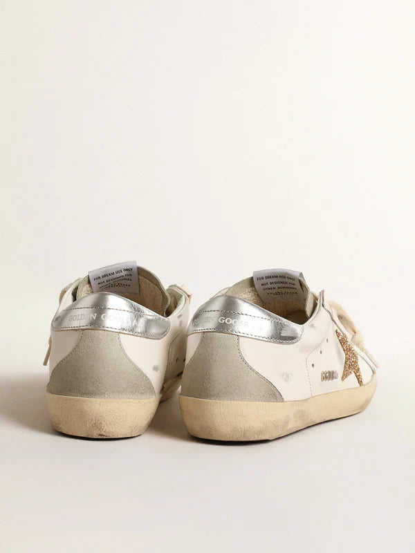 Super-Star Women with a gold glitter star and ice suede inserts