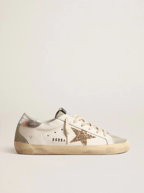 Super-Star Women with a gold glitter star and ice suede inserts