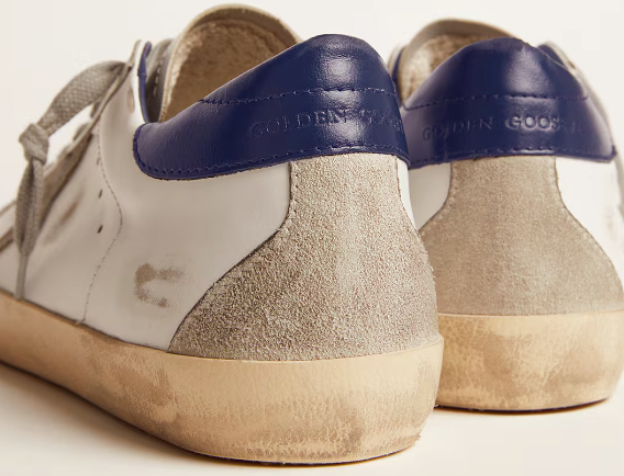 Super-Star with a suede star and blue reinforcement