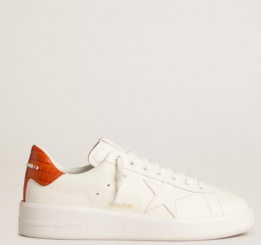 Purestar with a white leather star and orange reinforcement